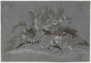 Studie av ogräs, 1800-1850.