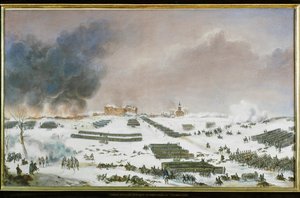 Slaget vid Eylau... av Jean Antoine Simeon Fort
