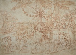 Allegorie des Frühlings oder die jungen Gärtner von Jean-Antoine Watteau