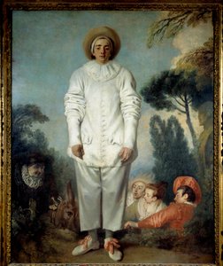 Pierrot, en gång kallad Gilles. (Pedrolino i Commedia dell