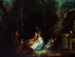 Flöjtisten av Jean Antoine Watteau