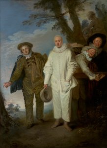 De italienska komikerna, ca 1720