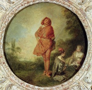 Den stolte mannen, 1715 av Jean Antoine Watteau