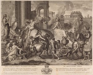 Alexander kommer in i Babylon