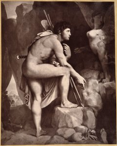 Oidipus med sfinx enligt Ingres.