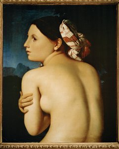 Kvinnlig nakenbild, bakifrån (målning på duk) av Jean Auguste Dominique Ingres