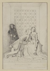 Francesca da Rimini och Paolo av Jean Auguste Dominique Ingres