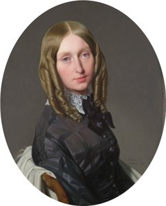 Franska: Porträtt av Madame Frédéric de Reiset Augustine-Modeste-Hortense Reiset av Jean Auguste Dominique Ingres