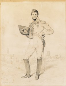 General Louis-Etienne Dulong de Rosnay, 1818 av Jean Auguste Dominique Ingres