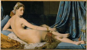 La Grande Odalisque - Den stora odalisken ... av Jean Auguste Dominique Ingres