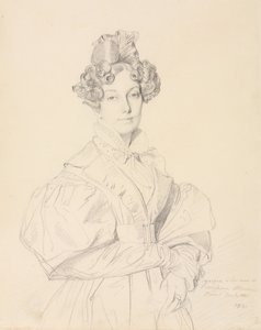 Madame Désiré Raoul-Rochette, 1830. av Jean Auguste Dominique Ingres