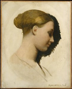 Madame Edmond Cavé (Marie-Élisabeth Blavot, född 1810) av Jean Auguste Dominique Ingres