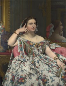Fru Moitessier av Jean Auguste Dominique Ingres