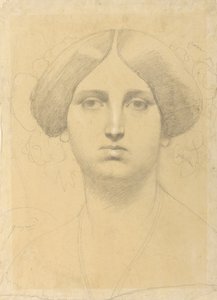Fru Moitessier av Jean Auguste Dominique Ingres