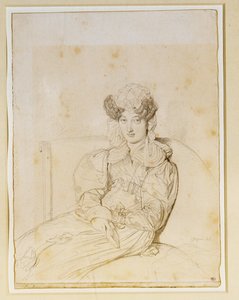 Marie Marcotte de Sainte Marie, svägerska till Marcotte ... av Jean Auguste Dominique Ingres