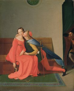 Paolo och Francesca av Jean Auguste Dominique Ingres