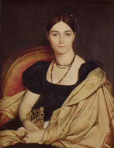 Porträtt av Madame Duvaucey av Jean Auguste Dominique Ingres