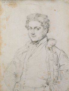 Porträtt av Charles Robert Cockerell, 1817 av Jean Auguste Dominique Ingres