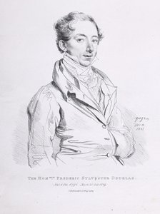 Porträtt av Frederick Sylvester Douglas av Jean Auguste Dominique Ingres