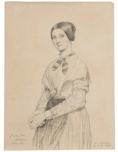 Porträt von Marie Marcotte von Jean Auguste Dominique Ingres