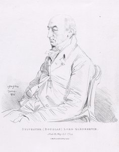 Porträtt av Sylvester (Douglas), lord Glenbervie av Jean Auguste Dominique Ingres