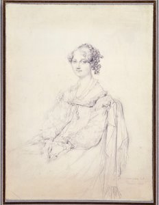 Porträtt av Hon. Mrs Fleetwood Pelew av Jean Auguste Dominique Ingres
