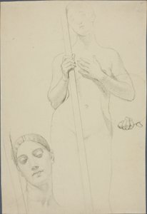 Studie av Jean Auguste Dominique Ingres