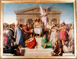 "Homeros apoteos", 1827