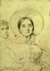 Konstnären och hans hustru, 1830 av Jean Auguste Dominique Ingres