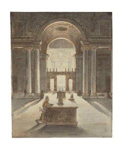 Borghese-kapellet i Santa Maria Maggiore i Rom av Jean Auguste Dominique Ingres
