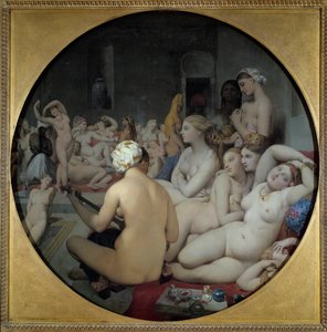 Det turkiska badet av Jean Auguste Dominique Ingres