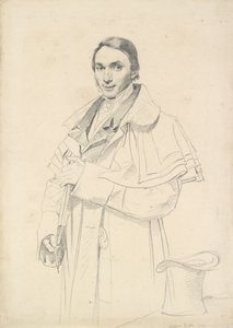 Tre fjärdedels porträtt av Jean-Francois-Antoine Forest, 1823 av Jean Auguste Dominique Ingres