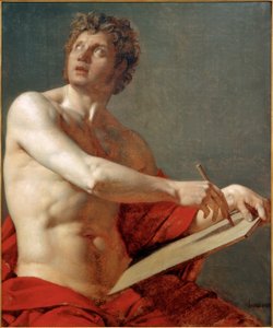 Manlig torso av Jean Auguste Dominique Ingres
