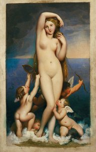 Venus Anadyomene... av Jean Auguste Dominique Ingres