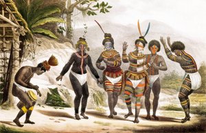San Jose Mission: Dansande sydamerikanska indianer, Brasilien
