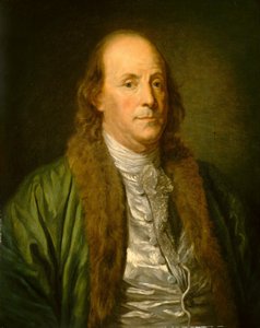Benjamin Franklin (olja på duk)