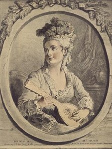 Madame Huet, gravyr av Gilles Demarteau av Jean Baptiste (after) Huet