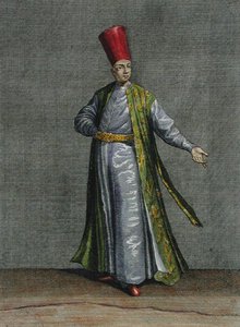 Le Capi-Aga, tavla 5 från "Recueil de Cent Estampes representant differentes Nations du Levant tirees sur les Tableaux Peints d