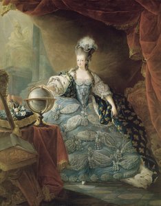 Porträtt av Marie Antoinette (1755-93) drottning av Frankrike, 1775
