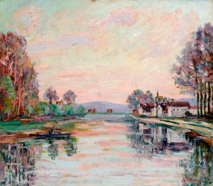 Seinen vid Samois, ca 1900 av Jean Baptiste Armand Guillaumin