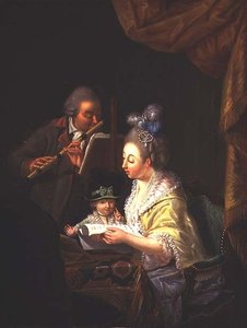 Musiklektionen av Jean Baptiste Bernard Coclers
