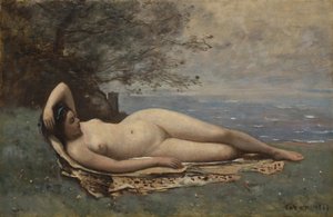 Bacchante vid havet, 1865.