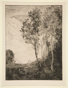 minne av av Jean-Baptiste-Camille Corot