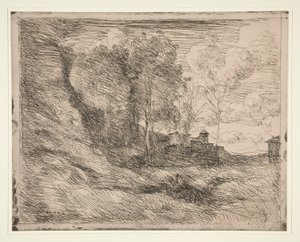 minne av av Jean-Baptiste-Camille Corot