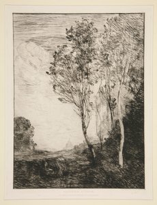 minne av av Jean-Baptiste-Camille Corot