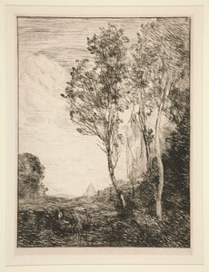 minne av av Jean-Baptiste-Camille Corot