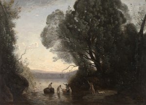 Das Bad der Diana (Le Bain de Diane) von Jean Baptiste Camille Corot