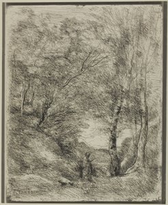 ホレスウェディッシュの庭園 av Jean-Baptiste-Camille Corot
