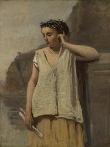 Die Muse: Geschichte, ca. 1865 von Jean Baptiste Camille Corot