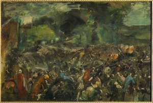 Antonin Berezowskis attack på tsar Alexander 2 den 6 juni 1867 av Jean Baptiste Carpeaux